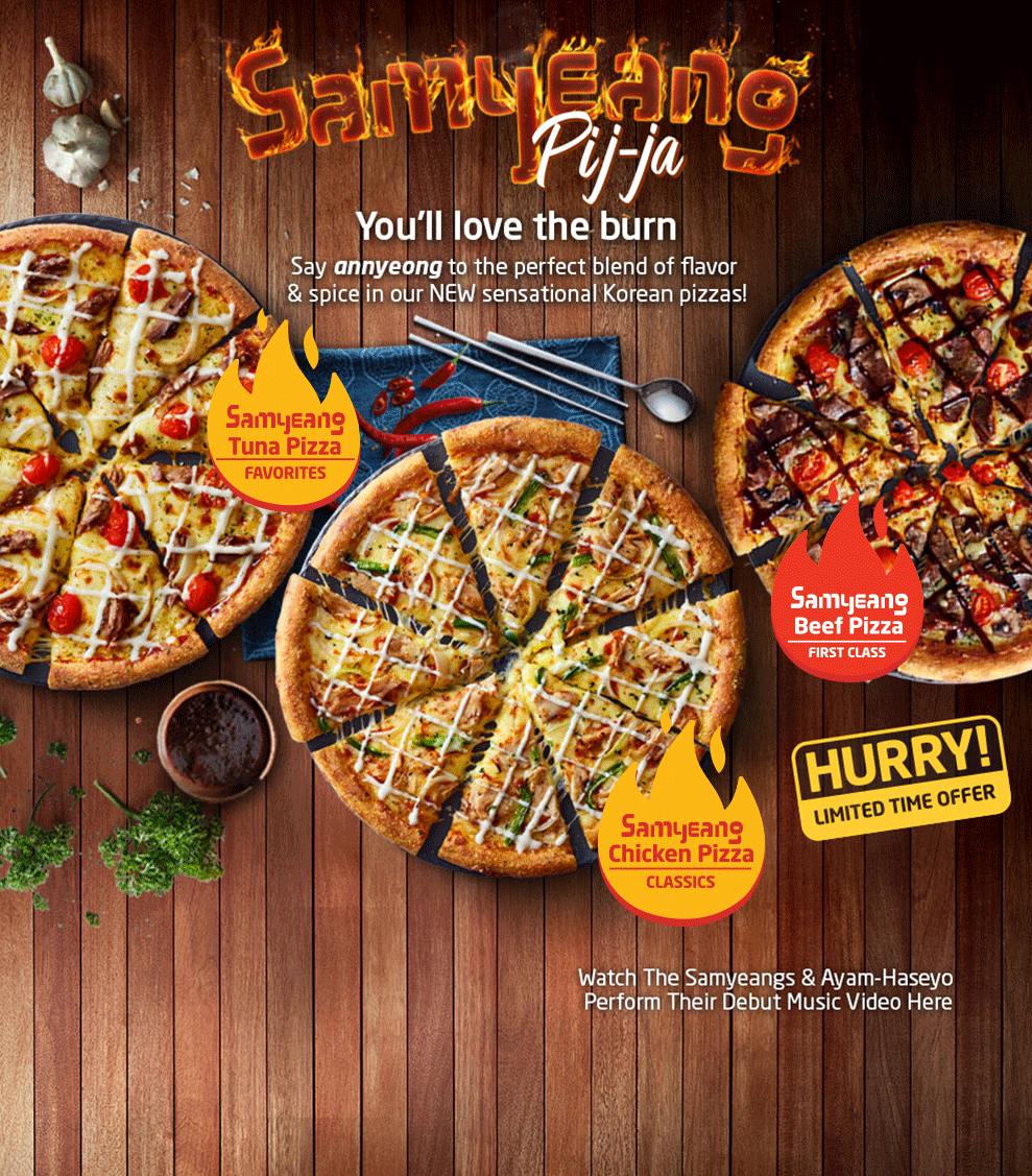 Domino's Pizza Beef Samyang Subang Perdana - Farhana Jafri