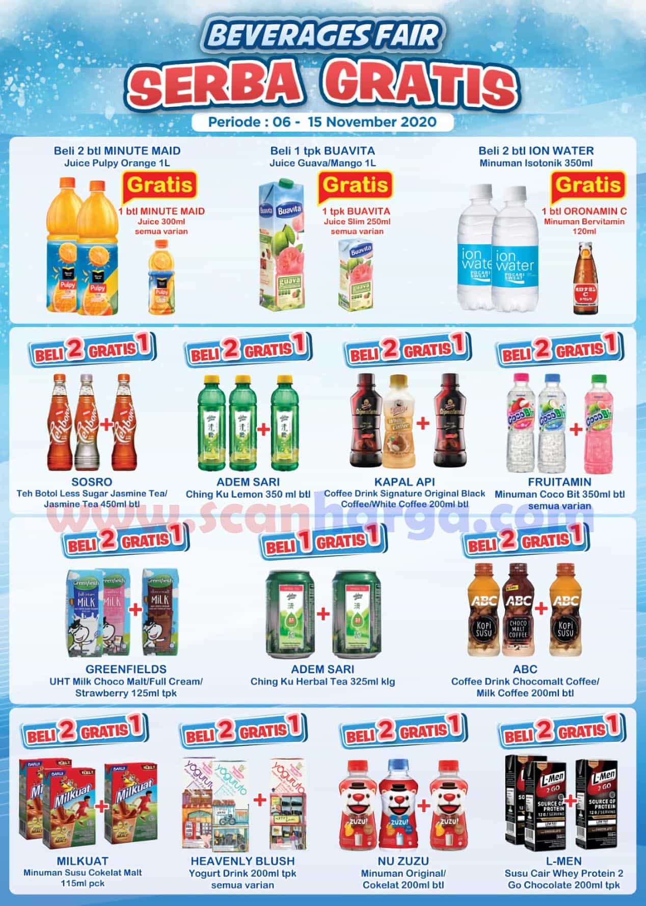 Promo Indomaret Beverages Fair Periode 6 - 15 November 2020