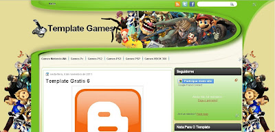 Template Para Blog De Games