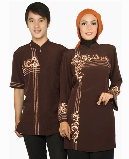 Model Baju Couple Terbaru Busana Muslim Lebaran 2019