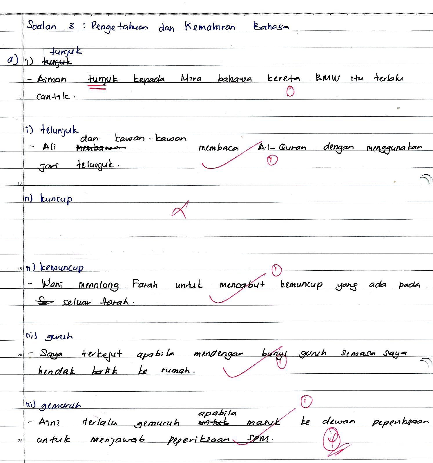 Laman Bahasa Melayu SPM: ULASAN SKRIP JAWAPAN SOALAN 