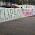 Protesto em tom de ameaça acontece antes de jogo do Palmeiras contra o Corinthians.