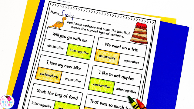 Make learning types of sentences fun with these engaging activities and worksheets.