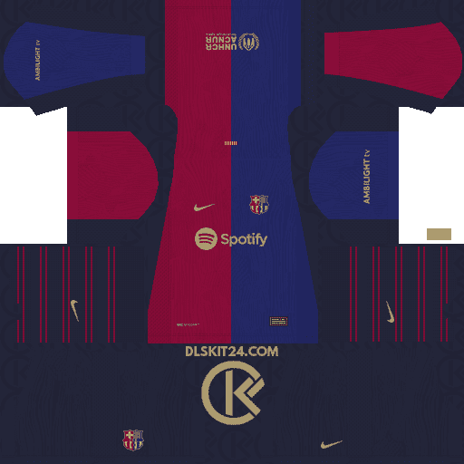 FC Barcelona Kits 2024-2025 Nike Leaked - Dream League Soccer (Home)