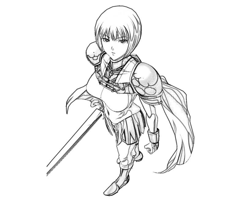 printable-claymore-clare-character_coloring-pages-5