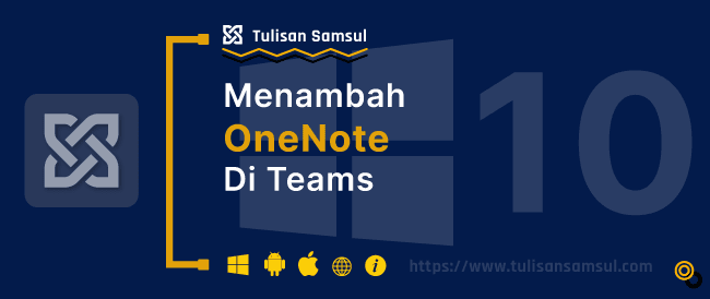 Cara menambahkan OneNote ke Microsoft Teams