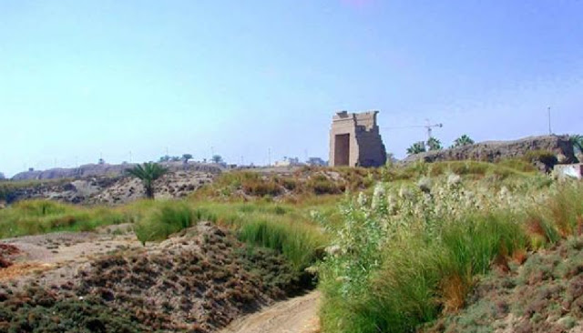 Древнее место храма Гем-па-Атон Эхнатона в Карнаке
