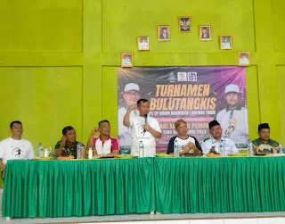 Turnamen Bulu Tangkis Se-Kabupaten Lampung Timur untuk memperingati Hari Sumpah Pemuda ke-95 tahun 2023.
