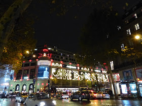 vitrines et décorations de Noël à Paris