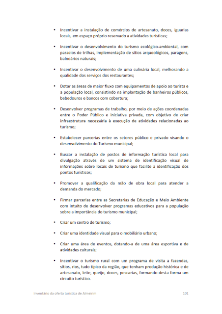 INVENTÁRIO DA OFERTA TURÍSTICA HIERARQUIZAÇÃO DE ATRATIVOS DIAGNÓSTICO DA INFRAESTRUTURA DE TURISMO RELATÓRIO DE OPORTUNIDADES DE NEGÓCIOS 2014.1. -  Diagnóstico da infraestrutura de turismo