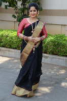 Madhavi Latha at Anushtanam Audio Release Event