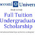 Bocconi university Italy scholarship for Africans