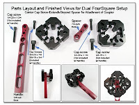 Parts Layout and Finished Views for Dual FourSquare Setup