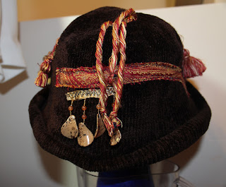 up cycled hat - slightly wild