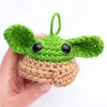 Llavero Grogu a Crochet