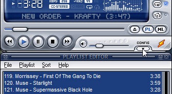 Membuka Equalizer Winamp