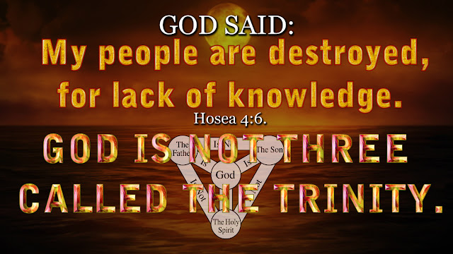 GOD said: My people are destroyed, for lack of knowledge. Hosea 4:6.