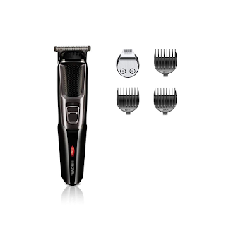 Nova NHT 1077 Cordless , 30 Minutes Runtime Rechargeable 4 Length Settings with Detail Beard Trimmer for Men