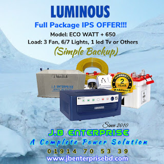 luminous 650va ips price in bd