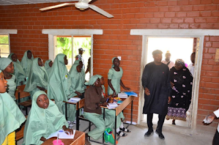 Shettima inspects school in Maiduguri after 2 years of closure, promotes principal to Ministerial Secretary