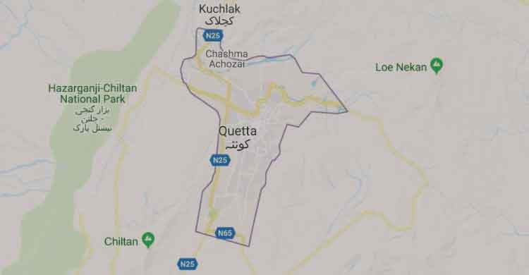 map of quetta