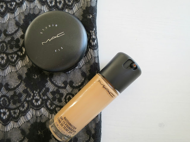 MAC base foundation powder coverage review