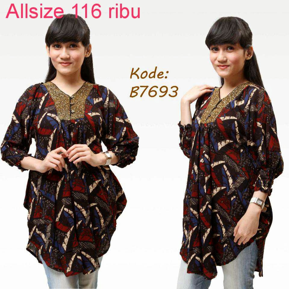 Contoh Model Baju Batik Wanita  Model Baju Batik