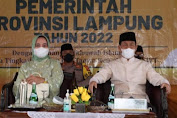 Bupati Lampung Utara Hadiri Pengajian Didampingi ibu