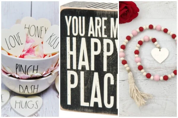 farmhouse Valentines decor