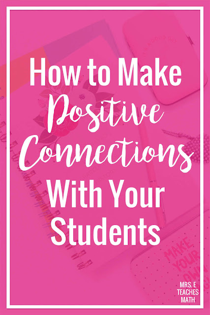 Building positive relationships with students is a very important of teaching. If you want a good relationship or a positive rapport with students, these tips will help. They may even improve your classroom management!