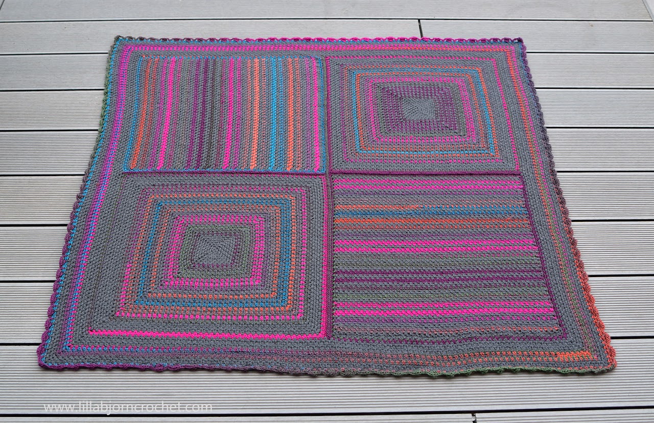 Around the World Blanket - #free crochet pattern by www.lillabjorncrochet.com