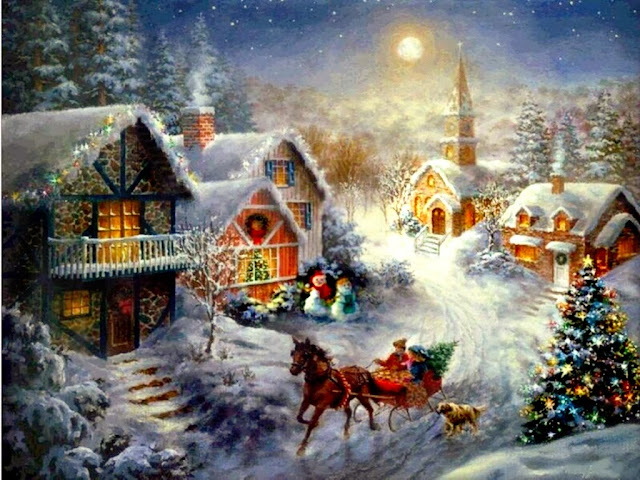 Christmas Night Wallpaper