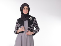 Model Baju Long Dress Batik Wanita Terbaru