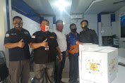 Polres Lumajang Memberikan "Parcel" Untuk Awak Media