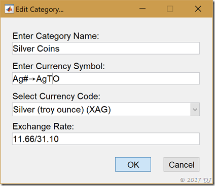 New Input Dialog Box