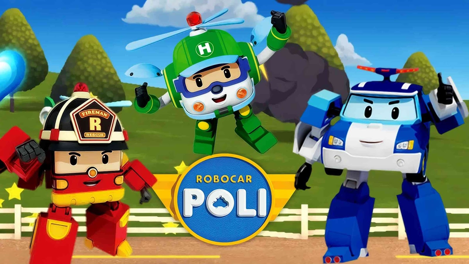 Mewarnai Gambar Robocar Poli Mewarnai Gambar