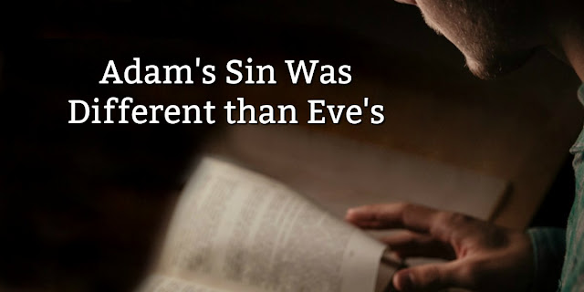 Eve committed the oldest sin in the book, and Adam's sin was even more serious. This 1-minute devotion explains. #BibleLoveNotes #Bible #Devotions