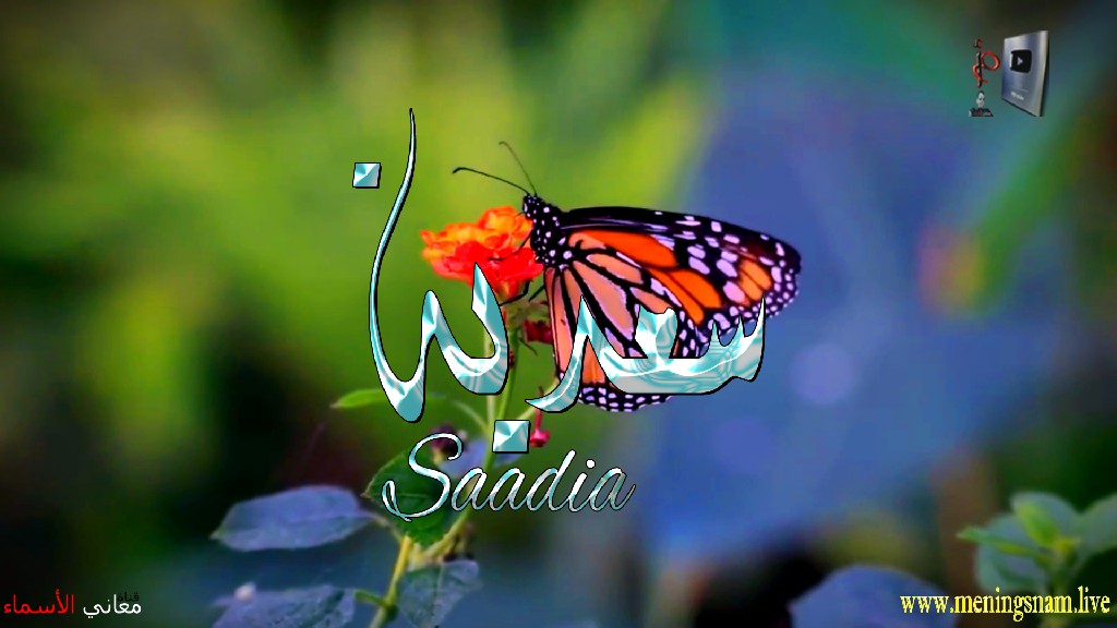 معنى اسم, سعدية, وصفات, حاملة, هذا الاسم, Saadia,