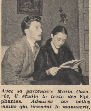 Gérard Philipe et Maria Casarès (source : Gallica)