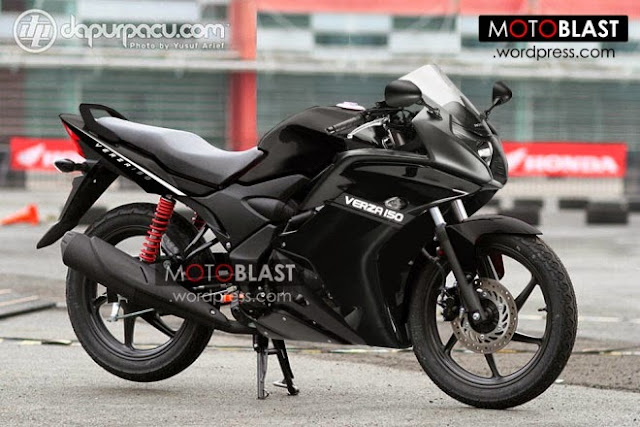 Gambar Modifikasi Honda Verza 150 Full Fairing Sport