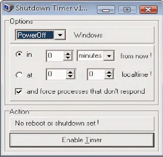 اغلق الكمبيوتر بوقت محدد وقت ما تحب ببرنامج  Shutdown