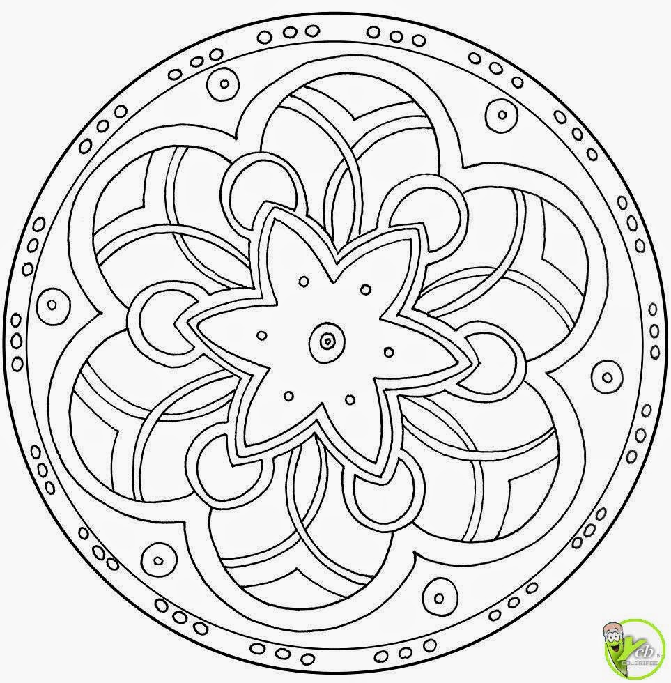 Coloriage Mandala Papillon en Ligne Gratuit a imprimer Le Mandala est un assemblage de dessins de papillon Colorie les corps des papillons en 3 tons de