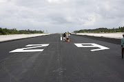 Runway Markings in progress (mg )