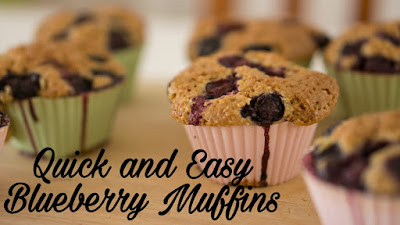 Quick and Easy Blueberry Muffins