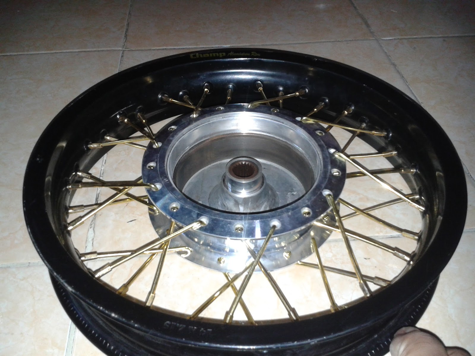  Rossi Black ring 14 buat vario Velg Motor Murah