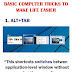 Basic computer tricks, Knowledge to make life easier