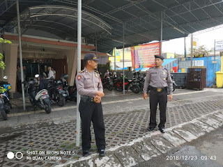 Jelang Hari Natal, Polsek Danurejan Beri Pengamanan Ibadah Gereja