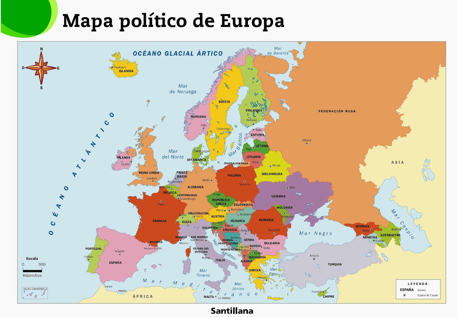 MAPA POLÍTICO DE EUROPA