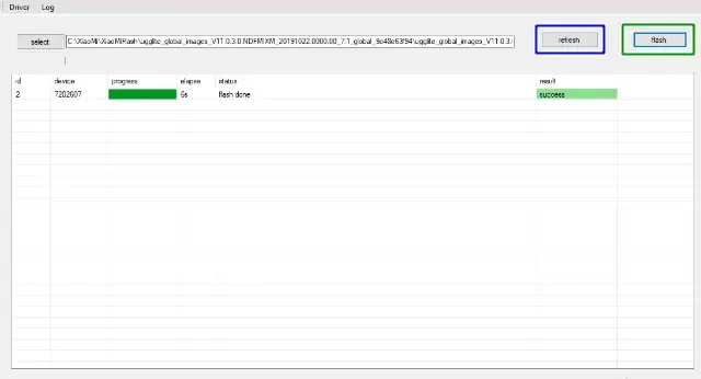 Flashing ROM Mi 10T Sukses