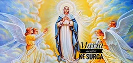 Doa Rosario Peristiwa Mulia, Maria diangkat ke surga